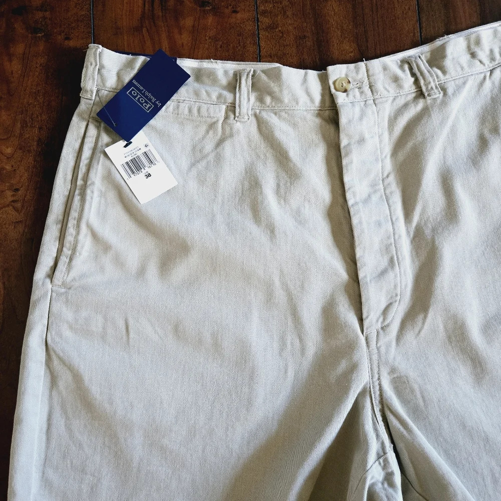 Polo Ralph Lauren Men's Khaki 6-Inch Burroughs Relaxed Fit Chino Shorts Size 38 - Picture 7 of 15